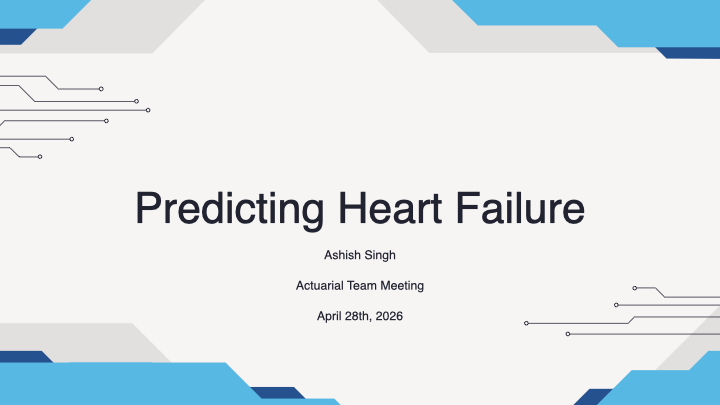Predicting Heart Failure slide 1